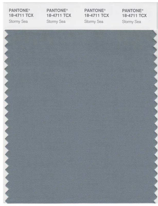 Pantone Smart 18-4711 TCX Color Swatch Card | Stormy Sea