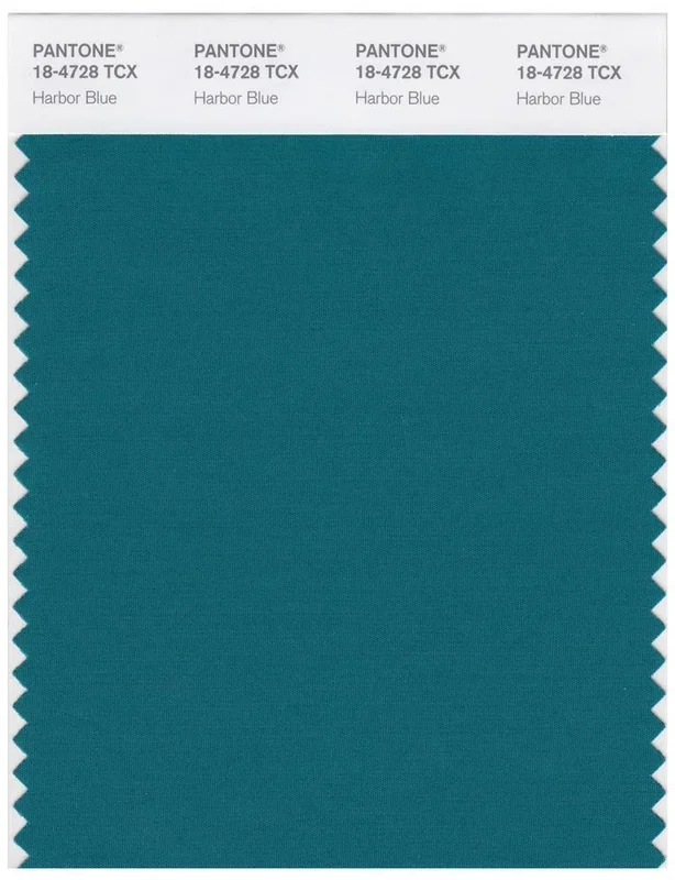 Pantone Smart 18-4728 TCX Color Swatch Card | Harbor Blue