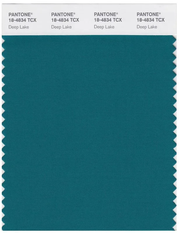 Pantone Smart 18-4834 TCX Color Swatch Card | Deep Lake
