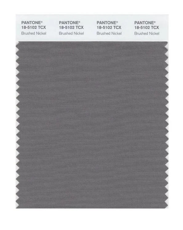 Pantone Smart 18-5102 TCX Color Swatch Card | Brushed Nickel