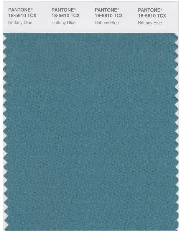 Pantone Smart 18-5610 TCX Color Swatch Card | Brittany Blue