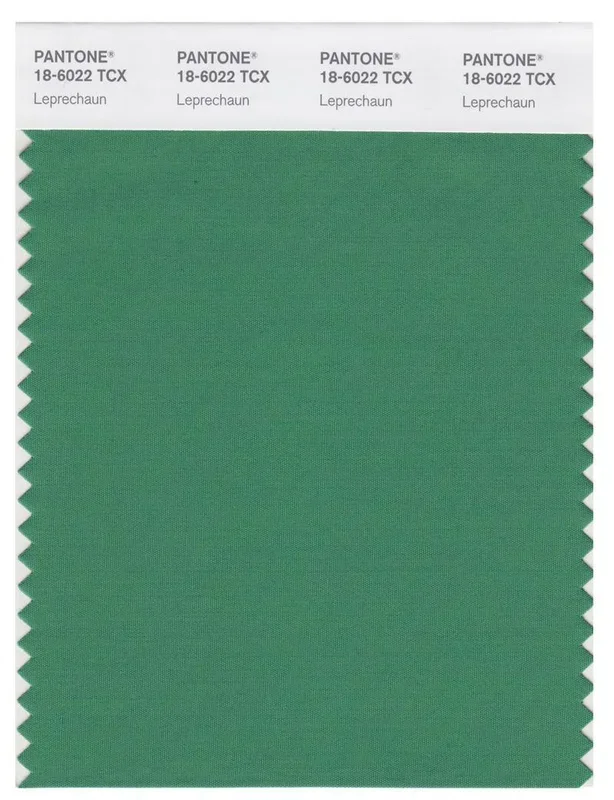 Pantone Smart 18-6022 TCX Color Swatch Card | Leprechaun
