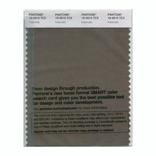 Pantone Smart 19-0510 TCX Color Swatch Card | Kalamata