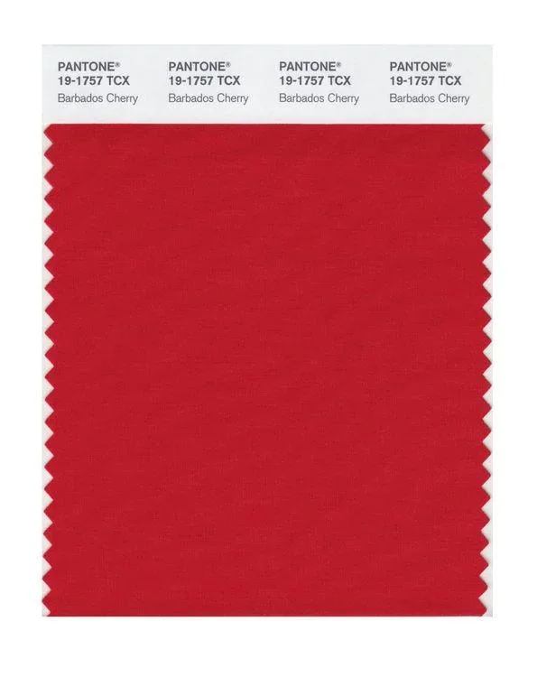 Pantone Smart 19-1757 TCX Color Swatch Card | Barbados Cherry
