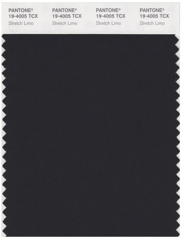 Pantone Smart 19-4005 TCX Color Swatch Card | Stretch Limo