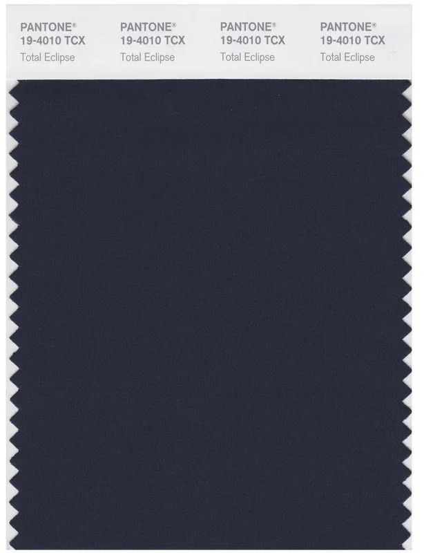 Pantone Smart 19-4010 TCX Color Swatch Card | Total Eclipse