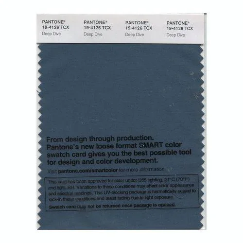 Pantone Smart 19-4126 TCX Color Swatch Card | Deep Dive