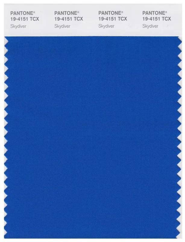 Pantone Smart 19-4151 TCX Color Swatch Card | Skydiver