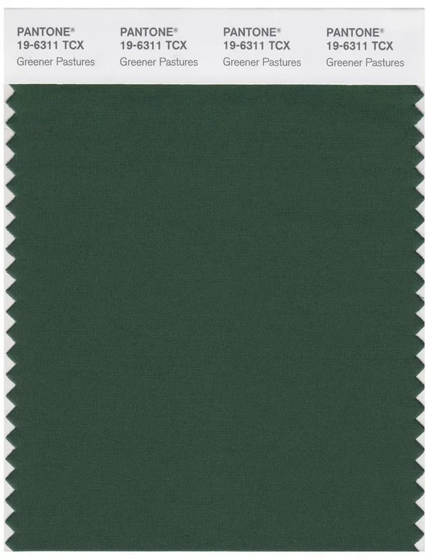 Pantone Smart 19-6311 TCX Color Swatch Card | Greener Pastures