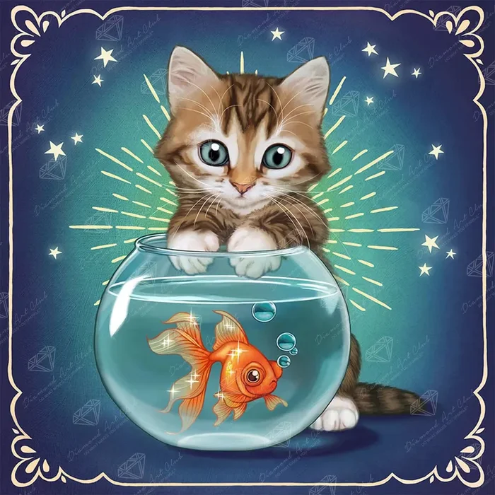 Pisces Zodiac Kitten