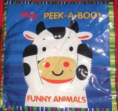 Play Peek-A-Boo: Funny Animals Cloth Book