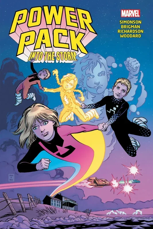 Power Pack Into The Storm TPB Marvel Comics – Very Good