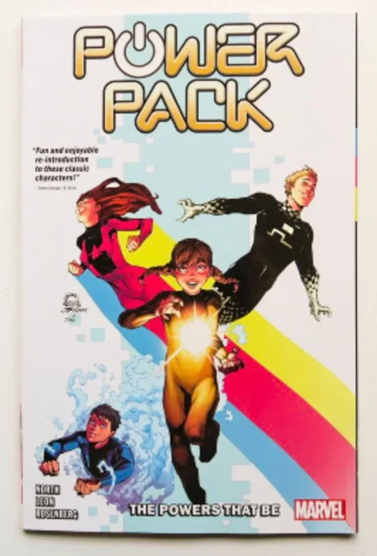Power Pack The Powers That Be Marvel Graphic Novel Comic Book – Very Good
