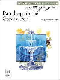 Raindrops in the Garden Pool