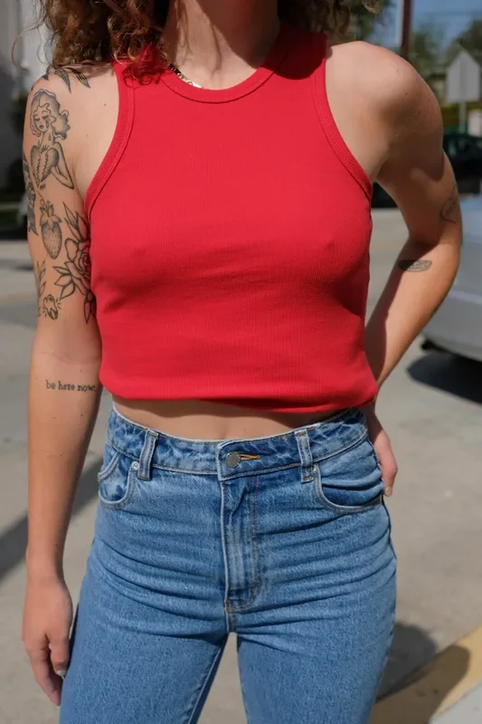 Red Miller Baby Rib Tank