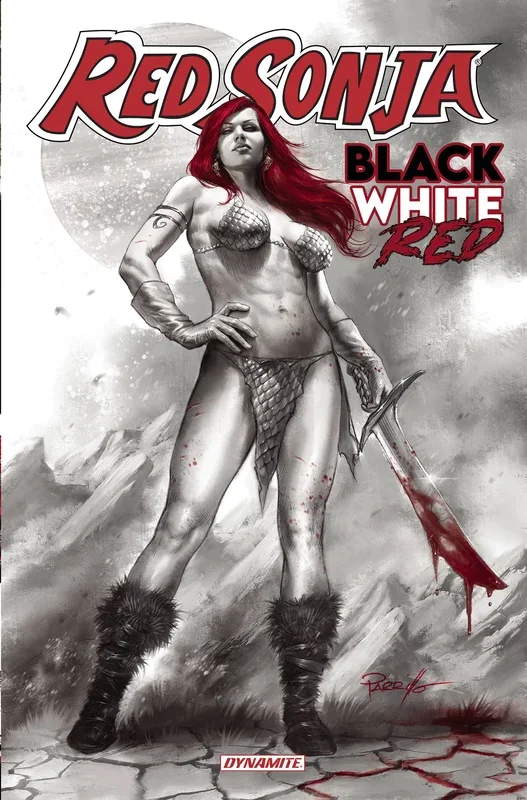 RED SONJA BLACK WHITE RED HC SGN ED VOL 01