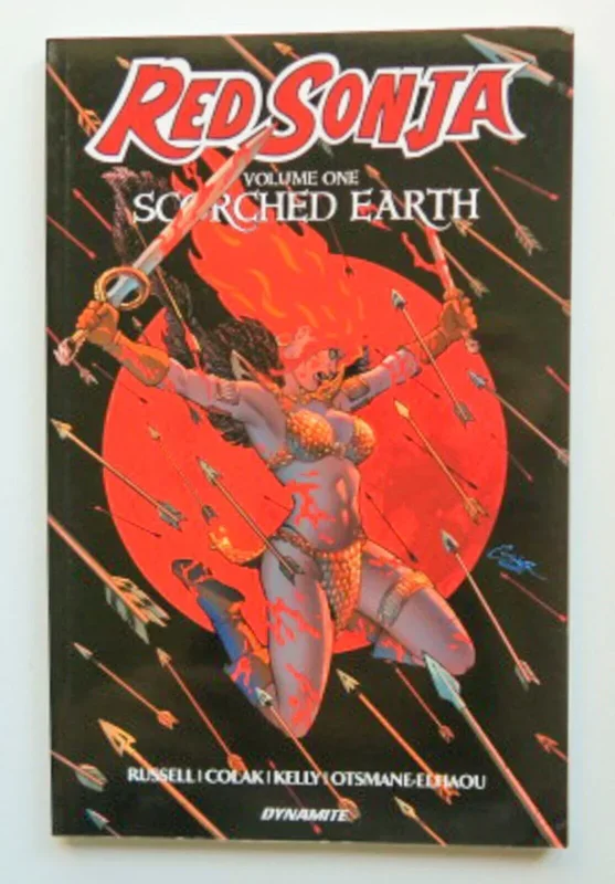Red Sonja Vol. 1 Scorched Earth Dynamite Graphic Novel Comic Book – Very Good