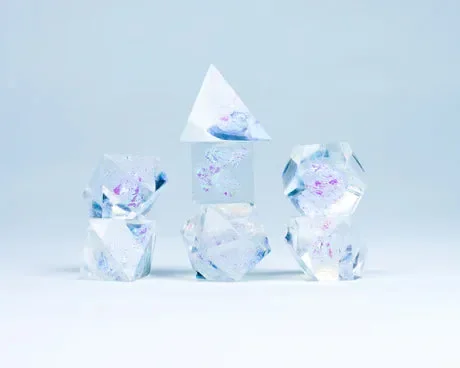 RPG Dice Set (7): CLoak & Dagger – Clear