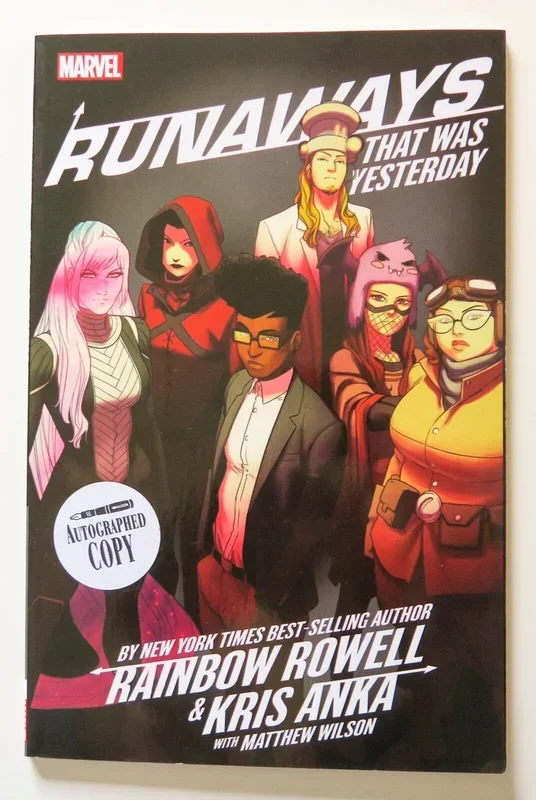 Runaways Vol. 3 That Was Yesterday Autographed Marvel Graphic Novel Comic Book – Very Good