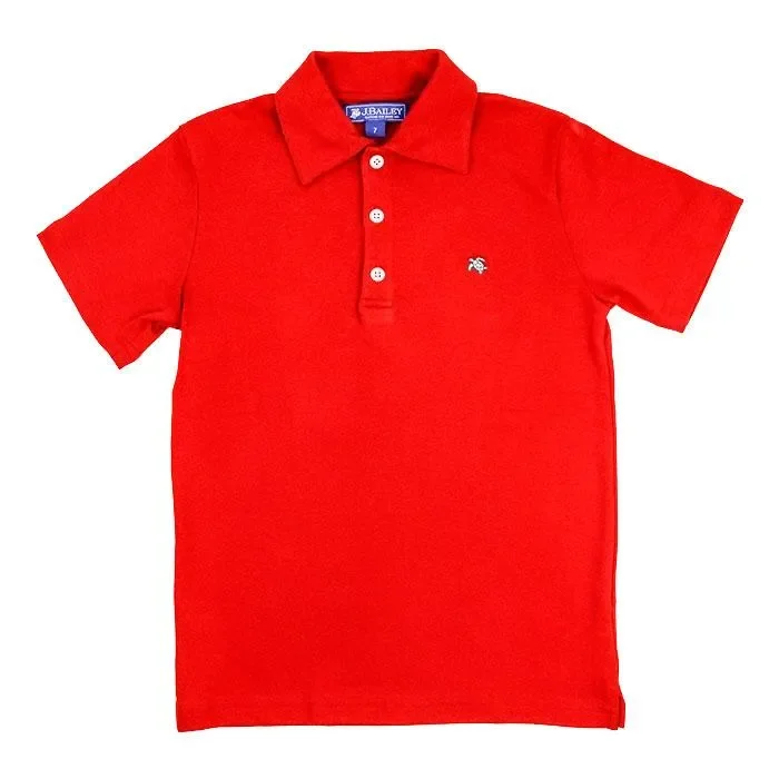 S/S Polo Shirt – Red