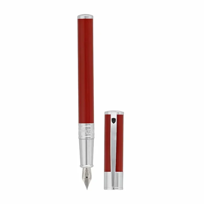 S.T. Dupont D-Initial Fountain Pen – Scarlet Red