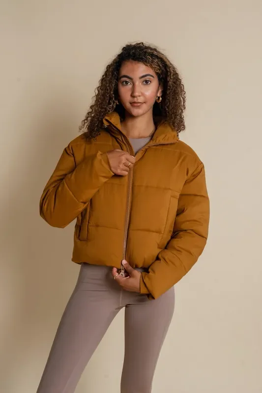 Saddle Cropped Puffer