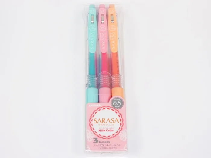 Sarasa Clip Milky 3 Color Set