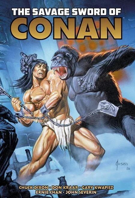 SAVAGE SWORD OF CONAN THE ORIGINAL COMICS OMNIBUS HC VOL 10 DIRECT MARKET EDITION JOE JUSKO KONG CVR (MR) (SCHD: 8/27/2025)