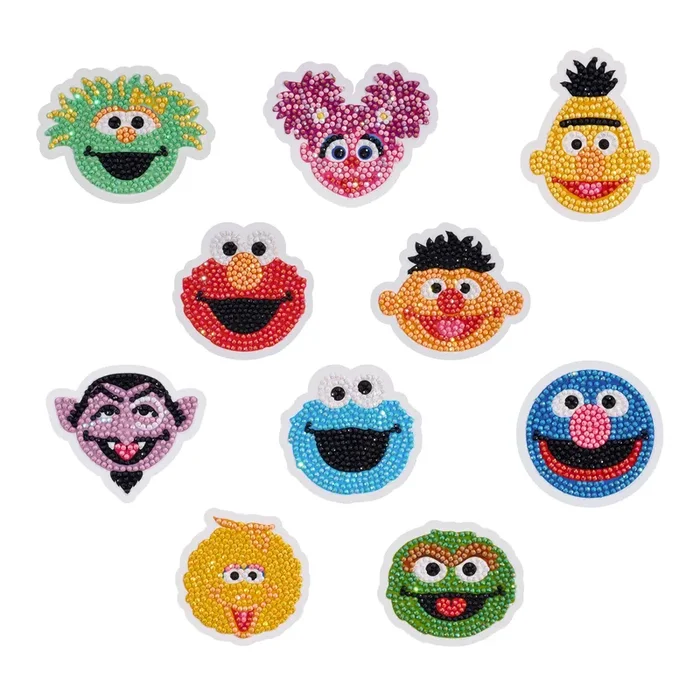 Sesame Street™ Diamond Painting Stickers (Set of 10)