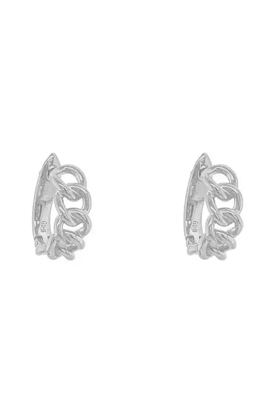 Silver Shackles Earrings