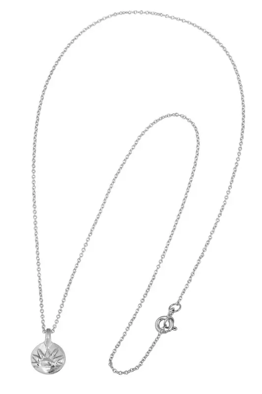 Silver Virginia Sun Necklace