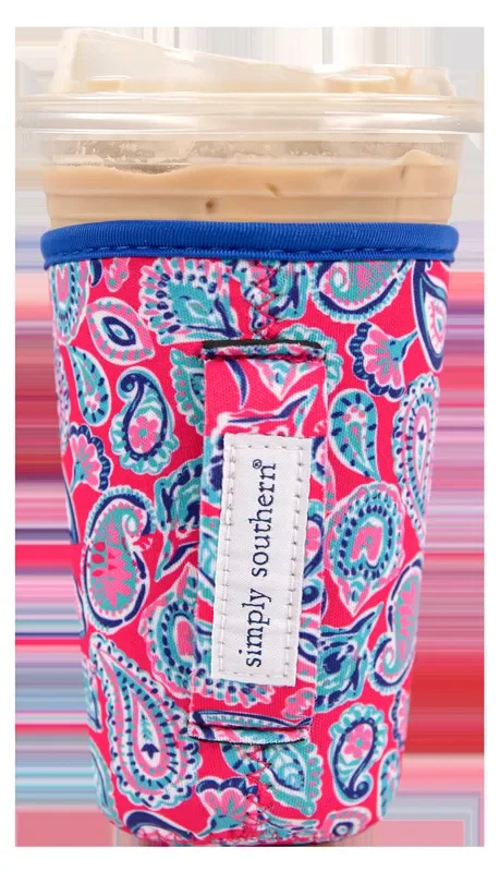 Simply Southern Drink Holder Medium -Paisley