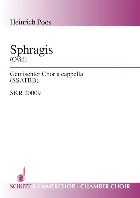 Sphragis – Choral Score