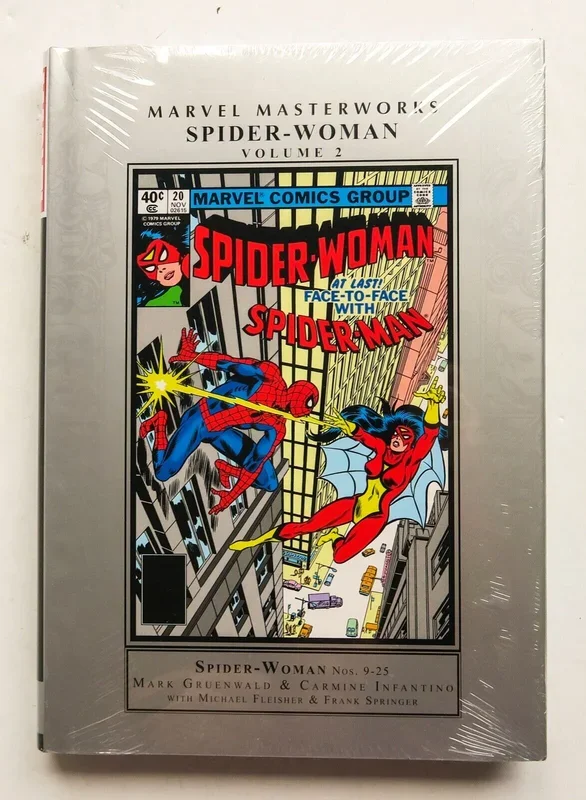 Spider-Woman Vol. 2 Hardcover Marvel Masterworks Graphic Novel Comic Book – Very Good