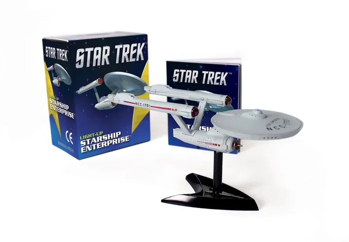 Star Trek Light-Up Starship Enterprise [With Book(s) and 5″ Assemble-Your-Own Light-Up Starship Replica]