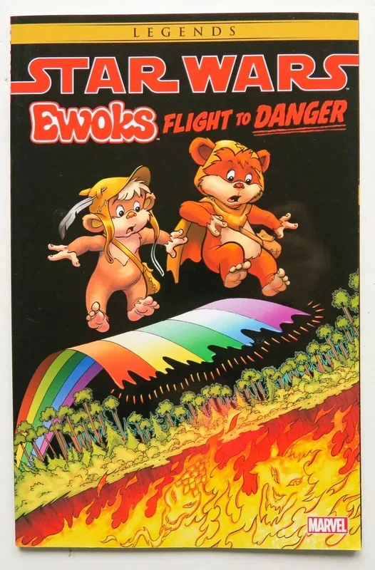 Star Wars Ewoks Flight To Danger Marvel Graphic Novel Comic Book – Very Good
