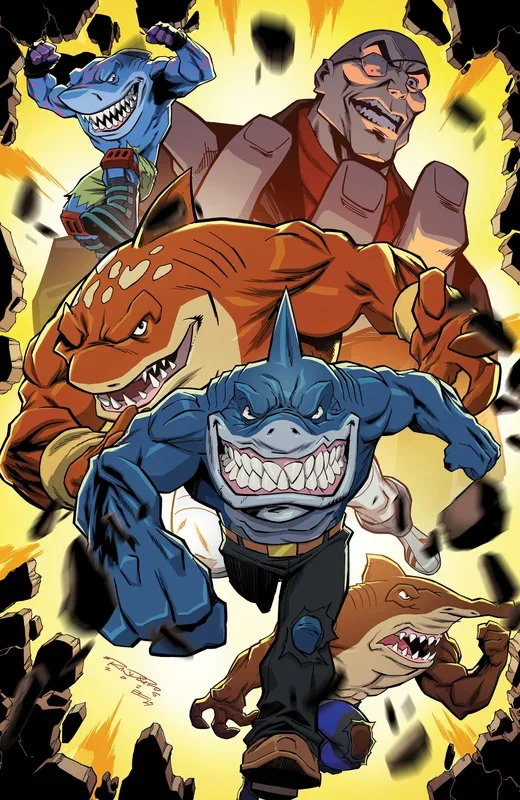 Street Sharks #1 Variant RI (50) (Randolph Full Art) (SCHD: 09/17/2025)