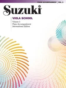 Suzuki Viola School, Volume 3 – Piano Accompaniment