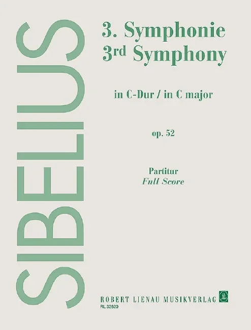 Symphony No. 3 C major – Score