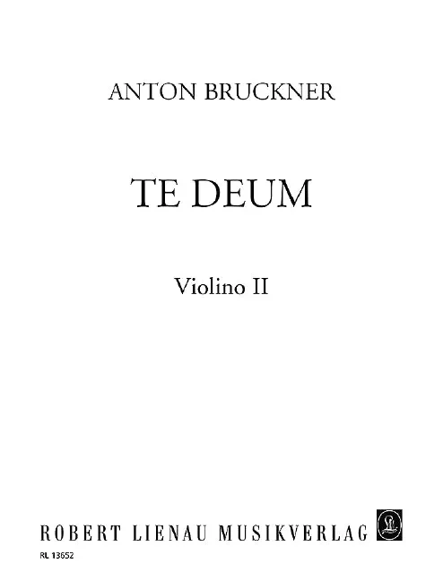 Te Deum – Violin II