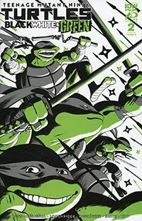 Teenage Mutant Ninja Turtles Black White and Green (2024 IDW) #2A