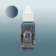 Tempest Blue Wash – two thin coats
