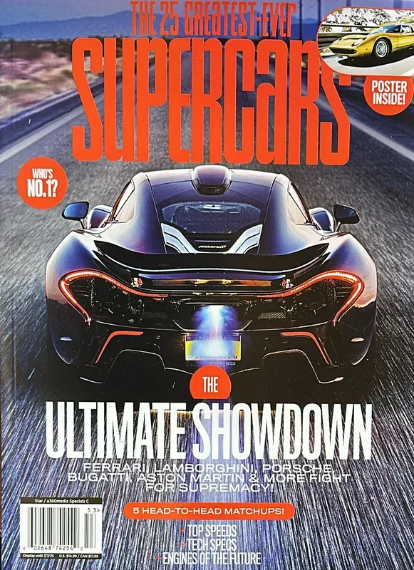 The 25 Greatest Ever Supercars Magazine