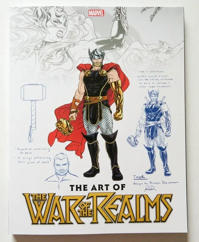 The Art of the War of the Realms Marvel Graphic Novel Comic Book – Very Good