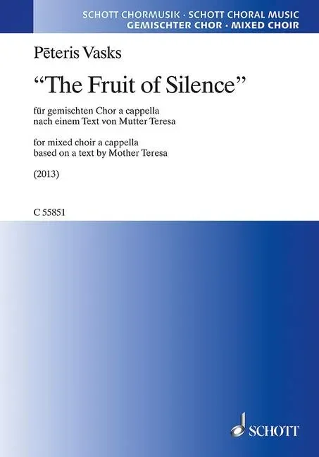 The Fruit of Silence – Choral Score