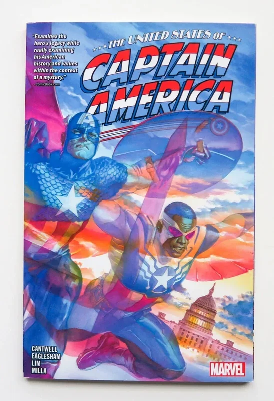 The United States of Captain America Marvel Graphic Novel Comic Book – Very Good