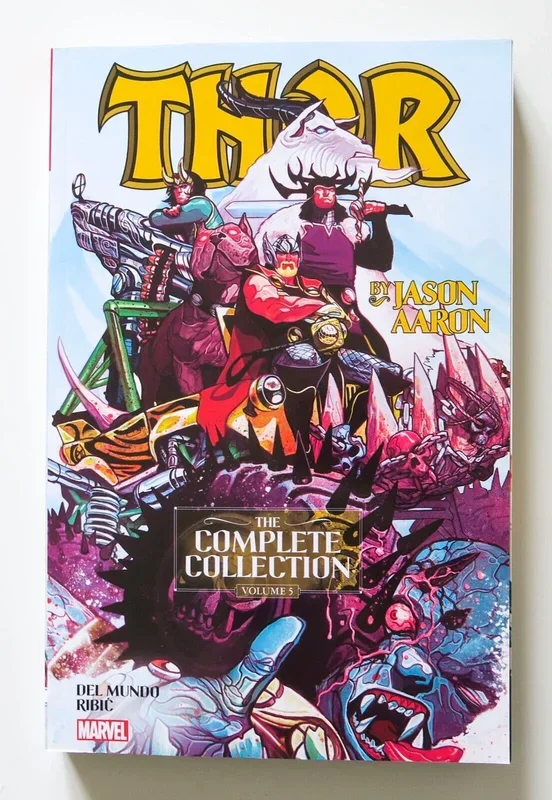Thor by Jason Aaron The Complete Collection V 5 Marvel Graphic Novel Comic Book – Very Good