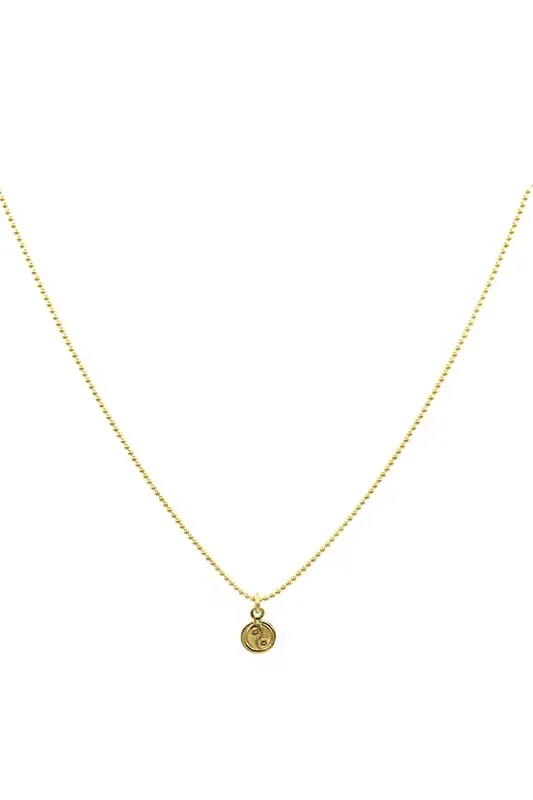 Tiny Yin Yang Charm Necklace