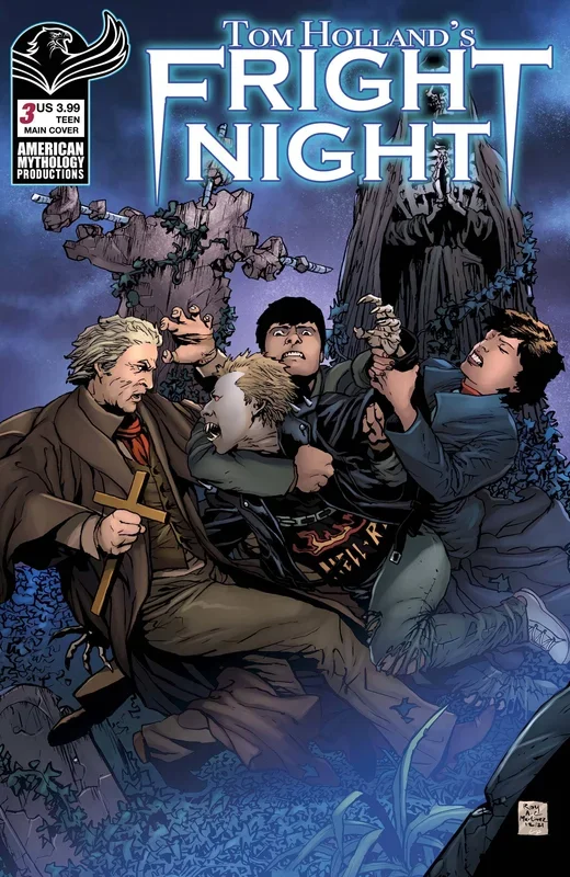 TOM HOLLANDS FRIGHT NIGHT #3 CVR A MARTINEZ AMERICAN MYTHOLOGY PRODUCTIONS (FEB22)(V82)