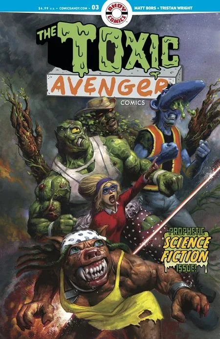 TOXIC AVENGER COMICS #3 CVR A FRED HARPER (MR) (SCHD: 9/17/2025)